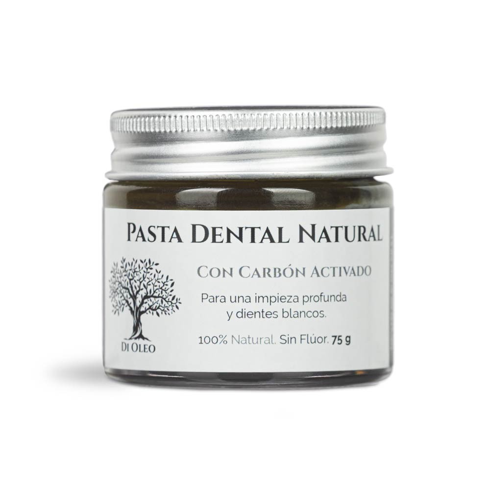 Pasta de dents natural amb carbó activat