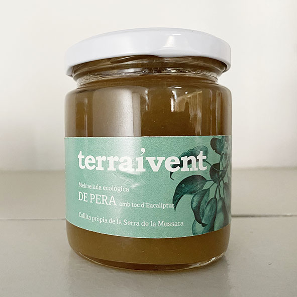 Melmelada de pera i toc d'eucaliptus