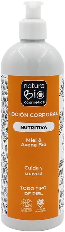 Loció corporal nutritiva mel i civada (500ml)