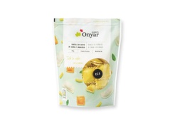 Raviolis formatge de cabra i pastanaga